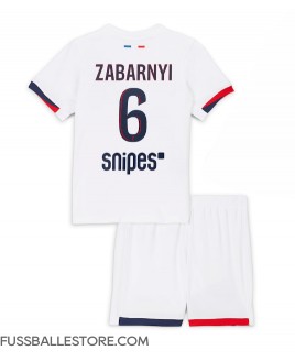 Günstige Paris Saint-Germain Illia Zabarnyi #6 Auswärts Trikotsatzt Kinder 2025-26 Kurzarm (+ Kurze Hosen)